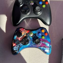 Wireless Xbox 360 Controllers, 2x