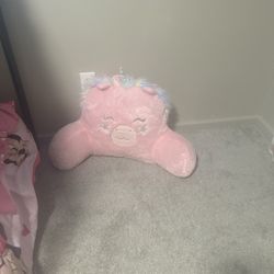 Girls Pillow And Bean Bag