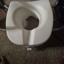 Toilet seat riser.