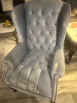 Blue vintage chair