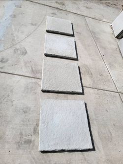 CONCRETE CEMENT STEPPING PAVERS $25 EACH (SIZE: 22"X22")