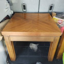 1980's Vintage 2 Pc. Lane Wood Side Tables As Is NEED GONE ASAP