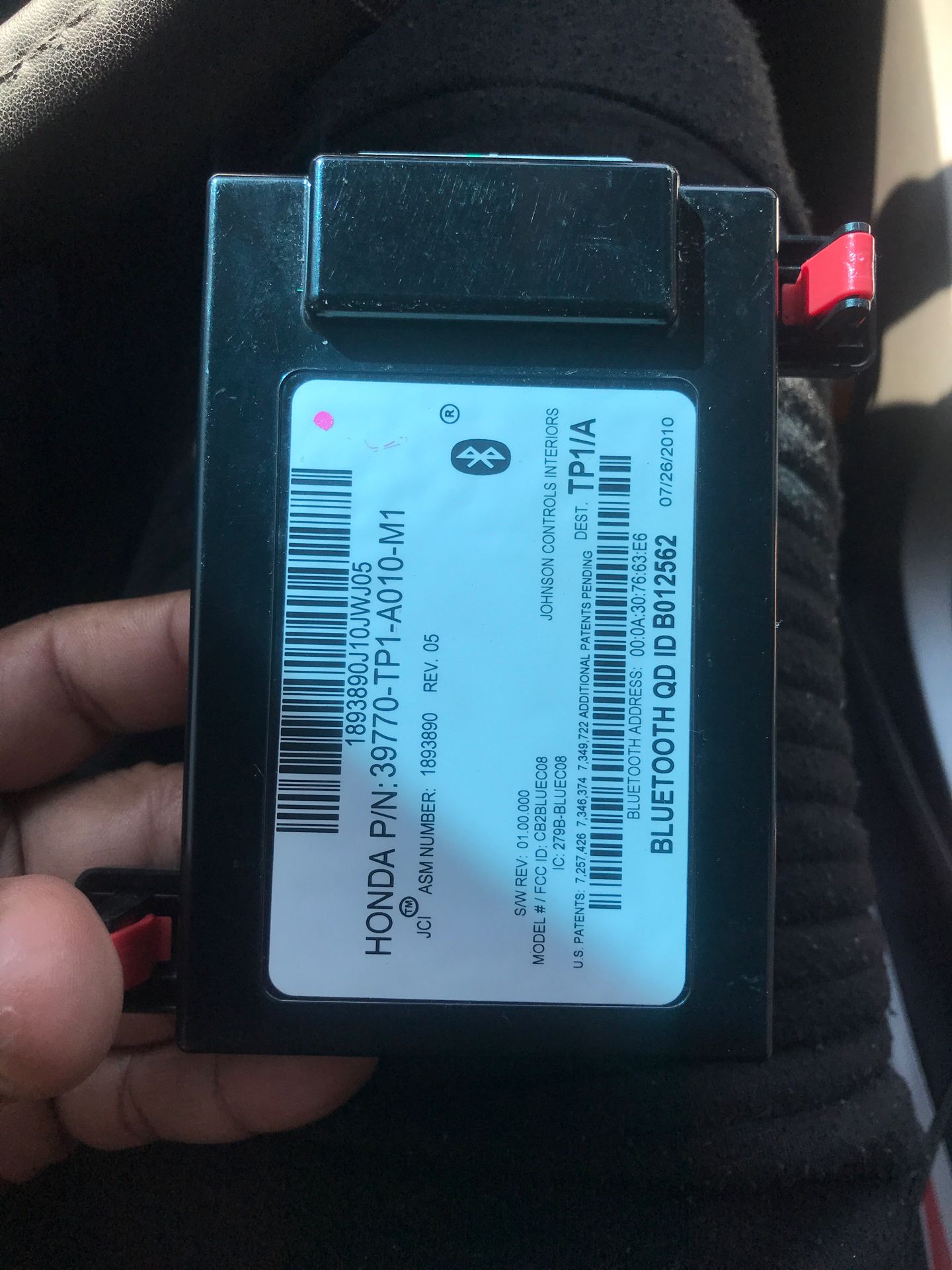 Honda parts Bluetooth controls interiors