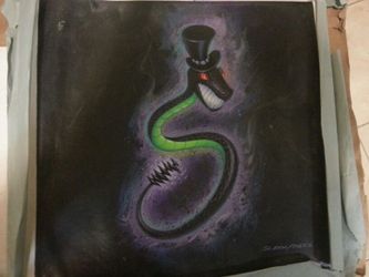 SLASH /DEES PAINTING / Original sketch and sign by Artist