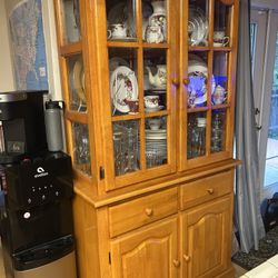 Real Wood China Cabinet 
