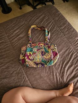 Vera Bradley Glenna Purple Paisley