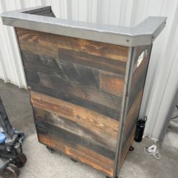 Hostess Station With Casters