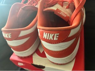 Orange Dunks Size 9