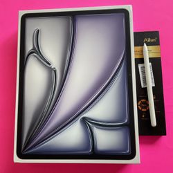 iPad Air 13” (M3 Processor / 2025 Newest) 128GB WiFi + cellular (5G) With Pen & Accessories
