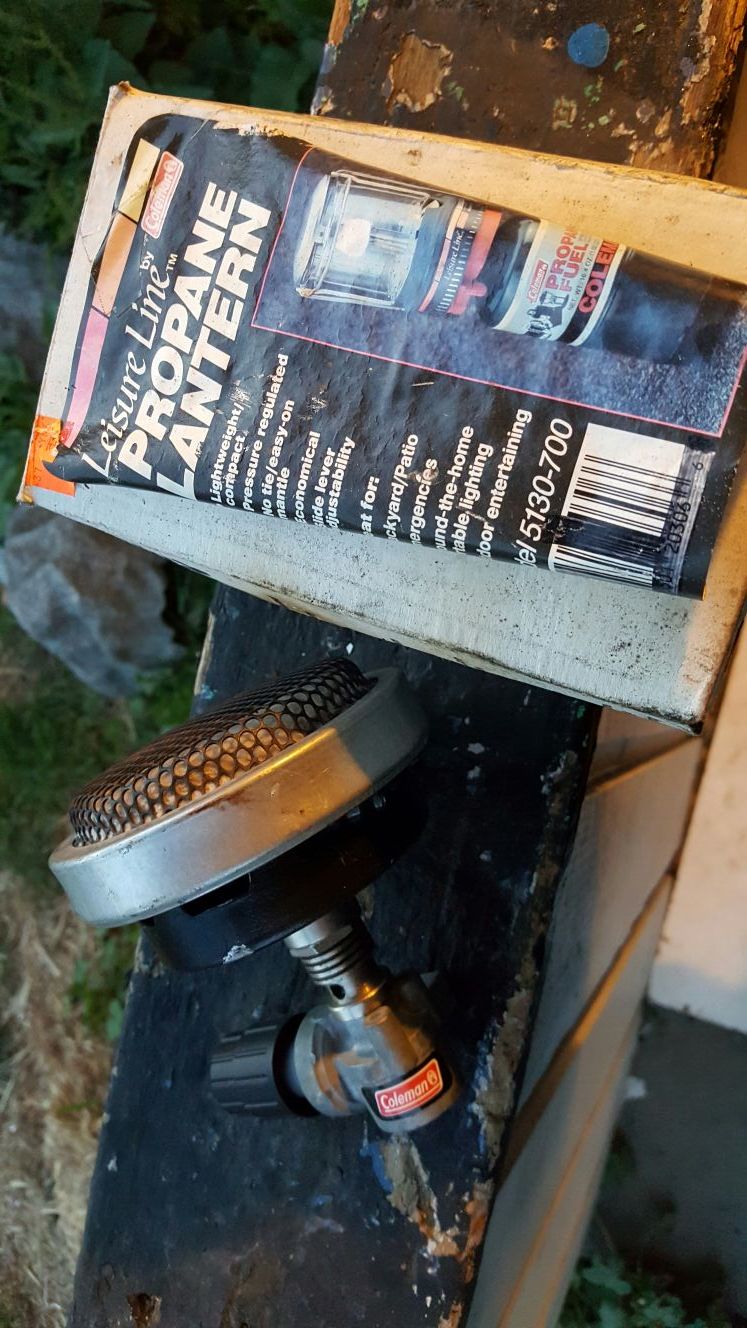 Coleman lantern and heater