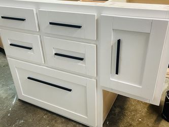 Custom Built Cabinet With Beautiful Hardware