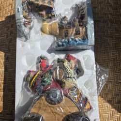 Vintage Children's Bank And Book Ends