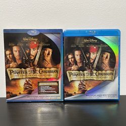 Pirates Of The Caribbean Curse Of Black Pearl Blu-Ray Special 2 Disc Set Disney