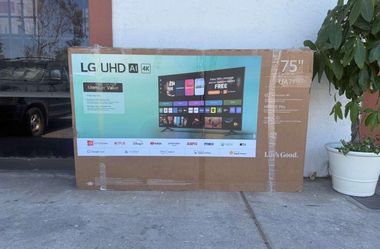 75” Lg smart 4k led Uhd tv
