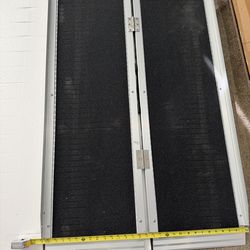 Aluminum ramp.