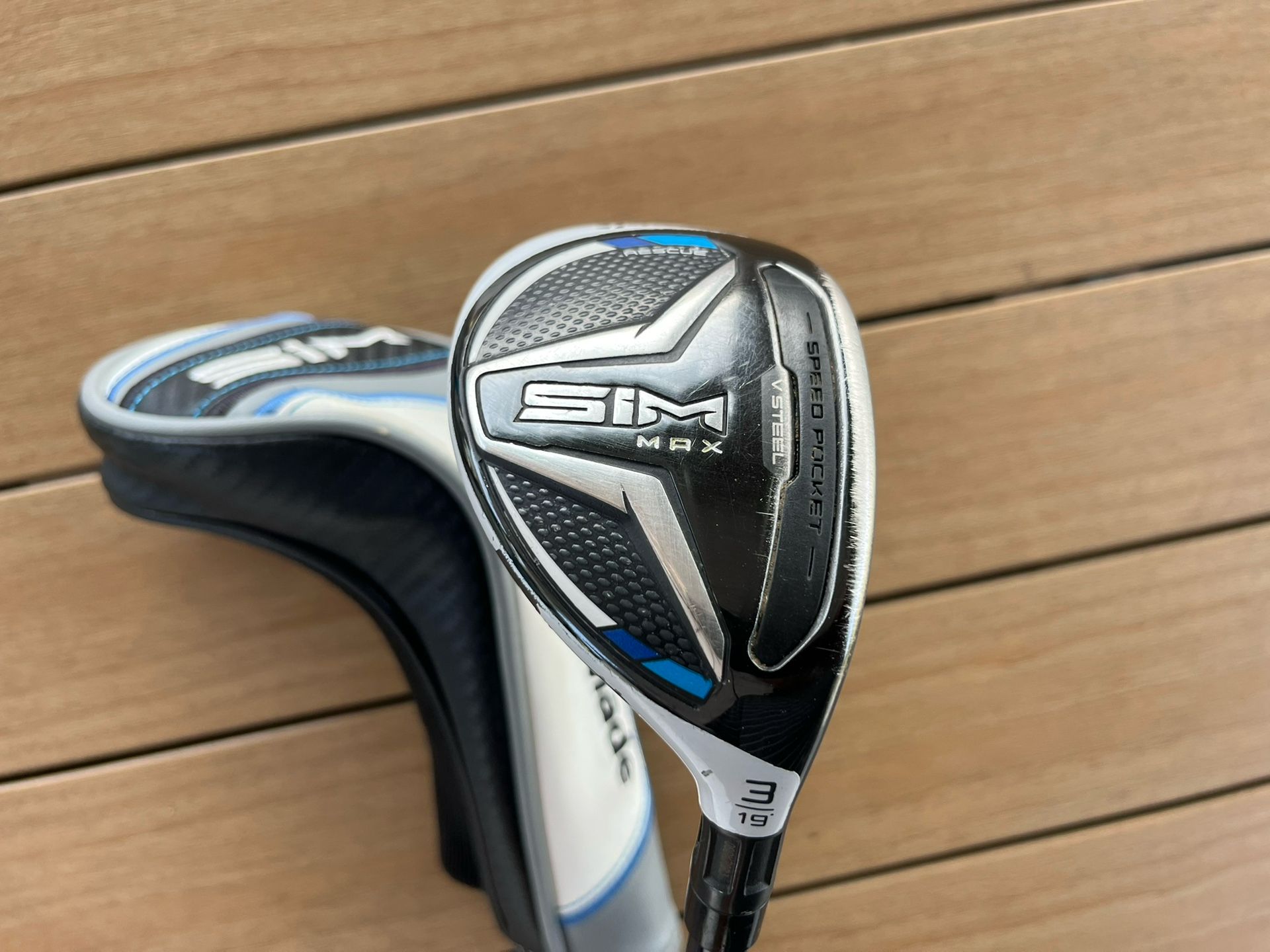 Taylor Made Sim Max Hybrid 3 19°/With Head Cover/VENTUS Blue 6-regular flex $75