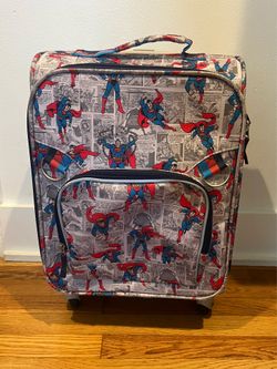 Pottery Barn Kids Superman Carry-On Suitcase Spinner