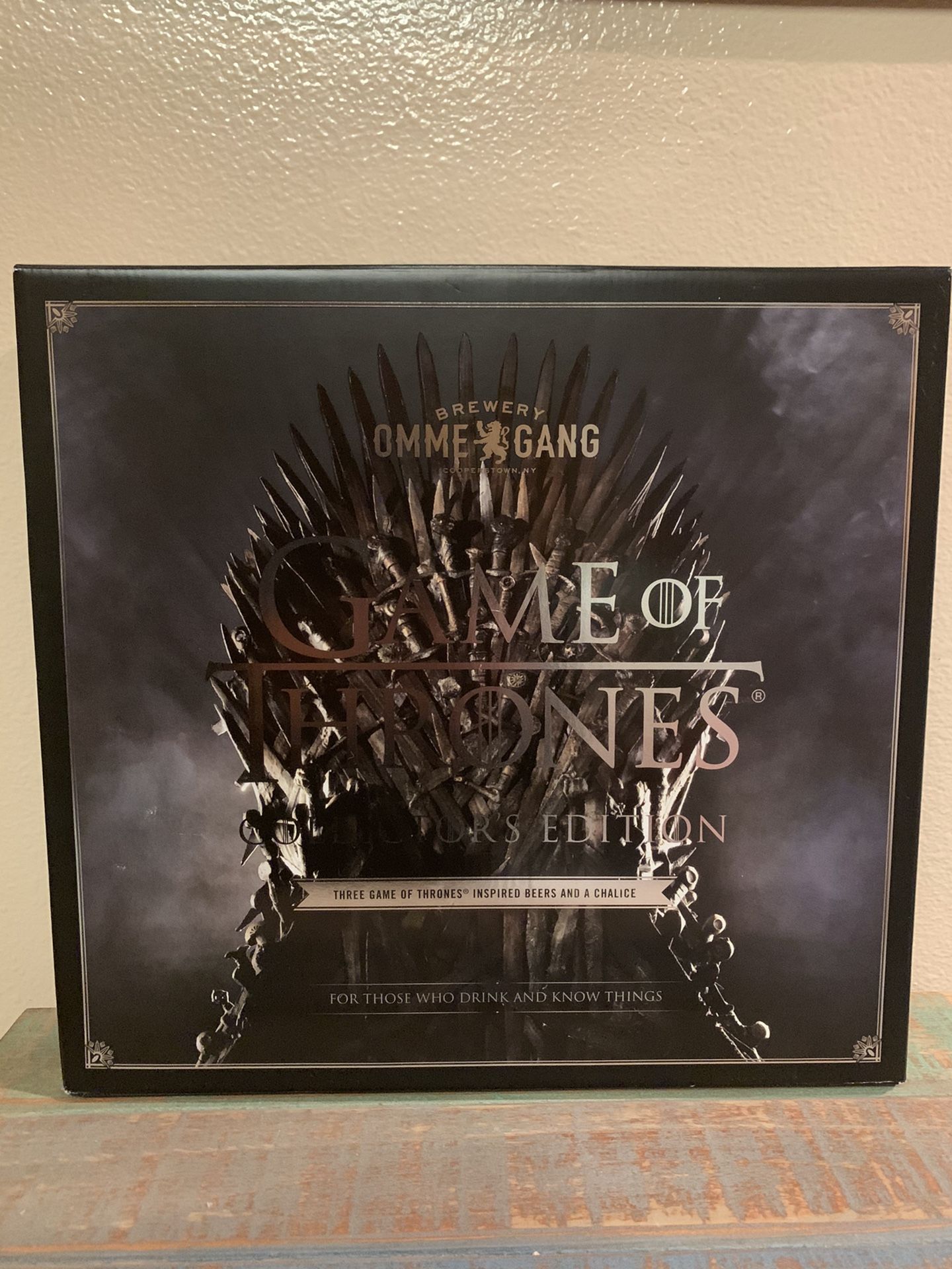 Game of Thrones Beer Collection with Glass