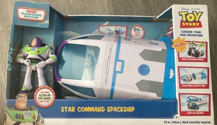 Disney Toy Story Star Command Spaceship Buzz Lightyear Figure Playset 2019 New