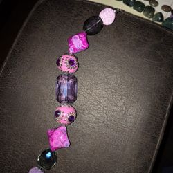 Bead Strand- Pink- Jesse James