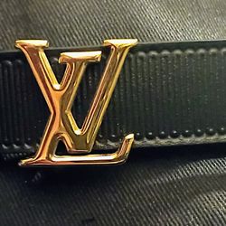 Louis Vuitton Initiales 20MM Fashionable Black Belt