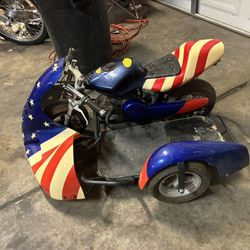 Mini Bike With Side Cart 
