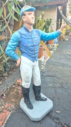 Concrete Lawn Jockey