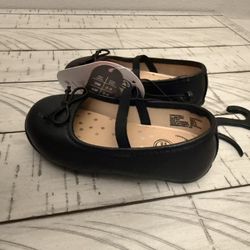 Wonder Nation Girls Bow Ballet Flats