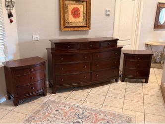 All wood dresser set from Costco