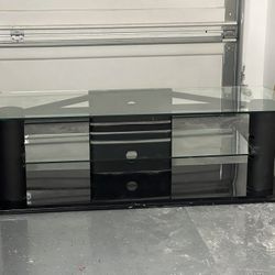 Glass TV Stand