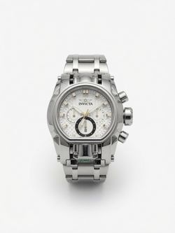 Invicta Men’s Chronograph Watch – Silver/White