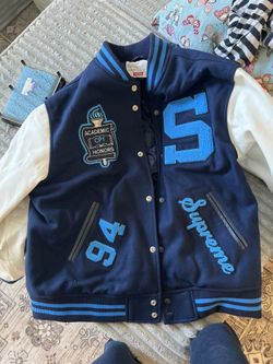 Supreme varsity jacket 2019 – authentic – size ___