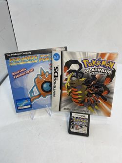 Pokémon Platinum Version (Nintendo DS) w Manual Insert Giratina authentic