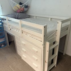 Loft Bed With Dressor
