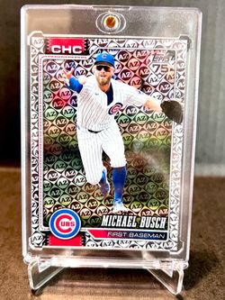 2026 Topps Michael Busch Spring Training Foil #348 Cubs Parallel Insert SP