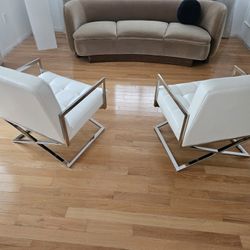 Accent Leather Chairs