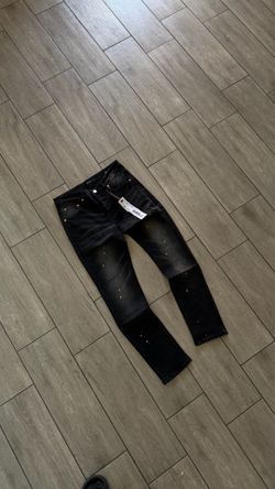 Purple jeans