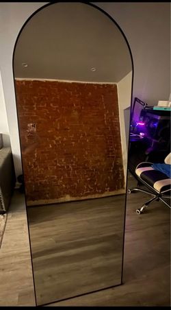 Large Arched Full-Length Floor Mirror