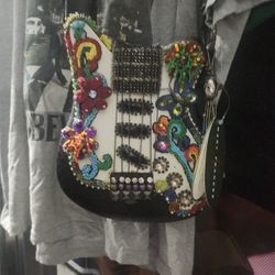 Mary Frances GOOD VIBES guitar Purse