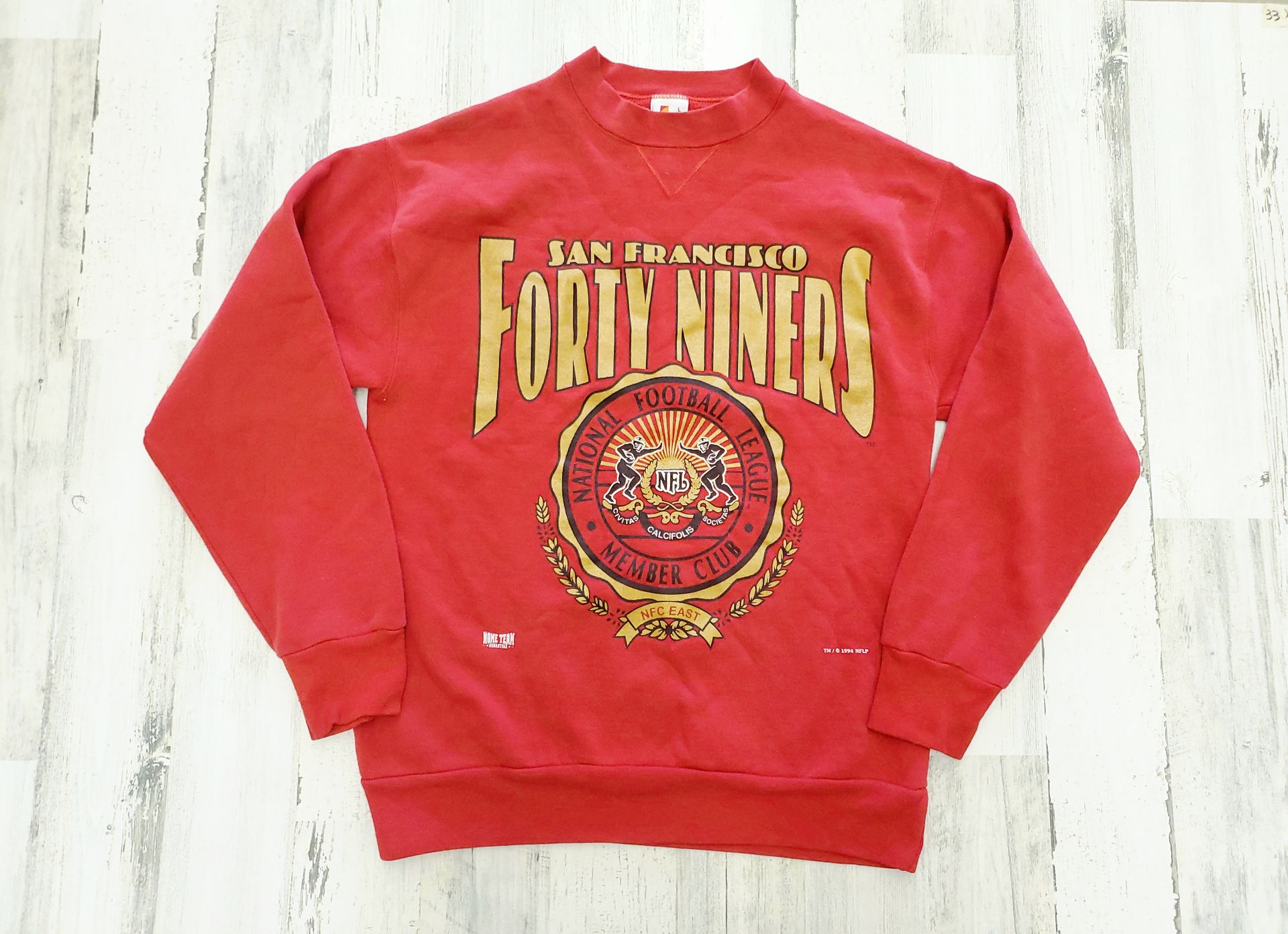 Vintage 90s San Francisco 49ers Sweatshirt Mens Large Red Pullover Starter NFL