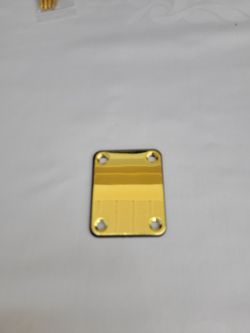 Fender Style Gold Color 4 Hole Neck Plate