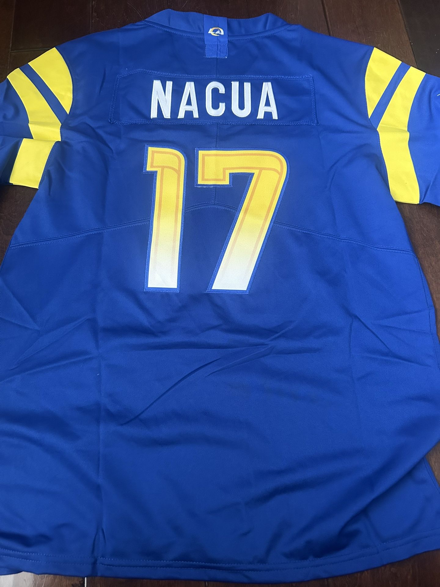 Puka Nacua Adult Rams Jersey Size Small, Medium And XL
