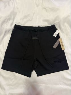 Essentials Style Black Sweat Shorts Size L New Streetwear