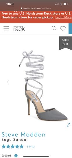 Steve Madden Sage sandal REFLECTIVE size 8.5 Women.