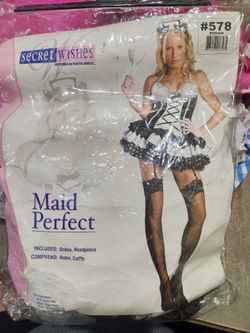 Adult Medium Maid Costume