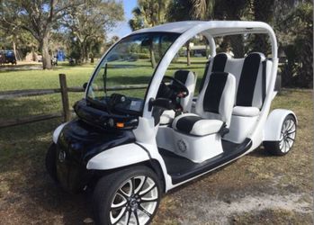 Custom Gem Car With New Seats, custom Wheels and New Batteries