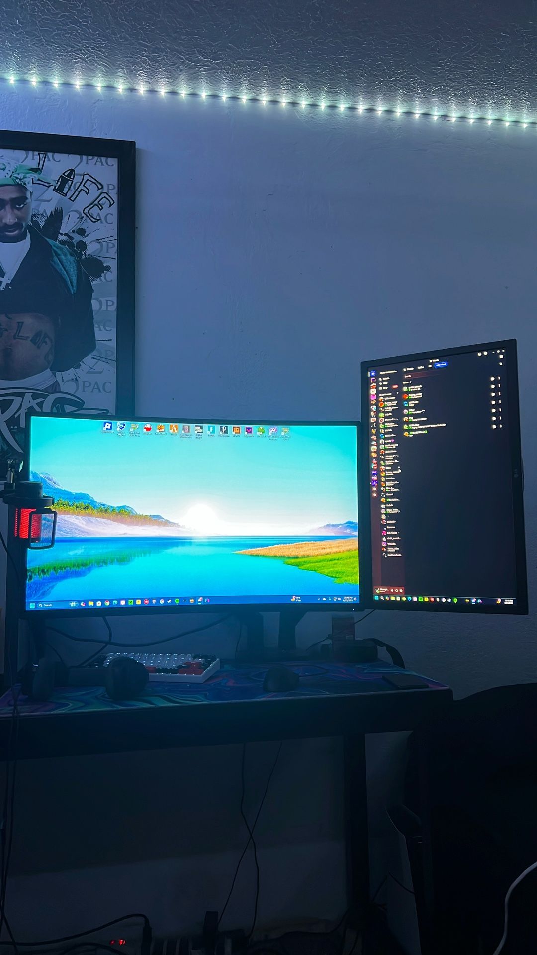 HUANUO Dual Monitor Stand - Full Adjustable Monitors