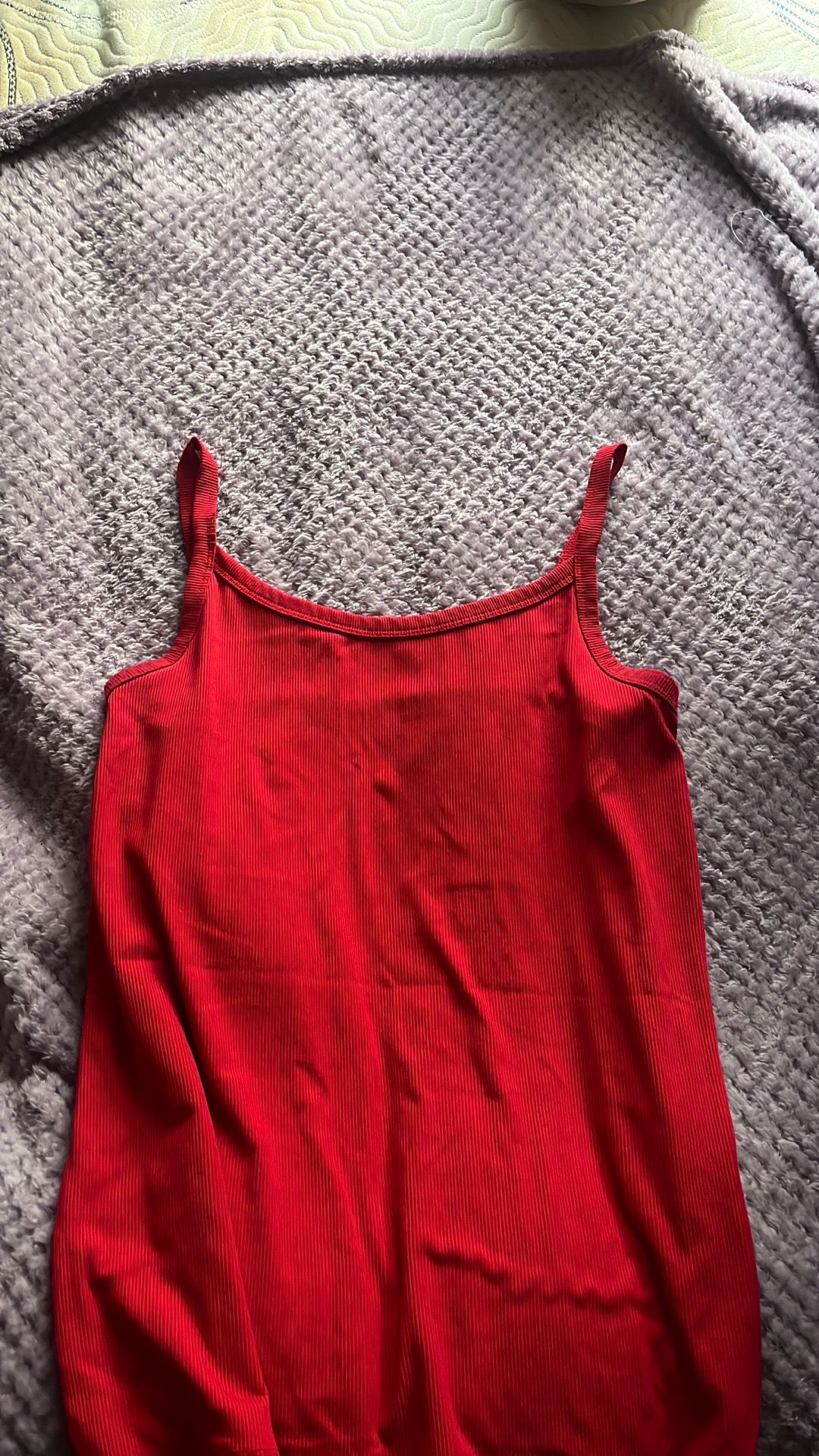 Basic Red Tank Top, XL
