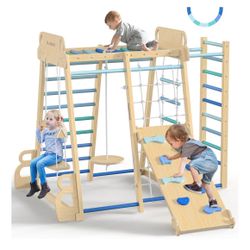 Indoor Playground 9-in-1 Jungle Gym 
