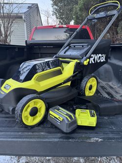RYOBI 40V HP Brushless 20 in. Cordless Battery Walk Behind Push Lawn Mower with 6.0 Ah Battery and Charger 